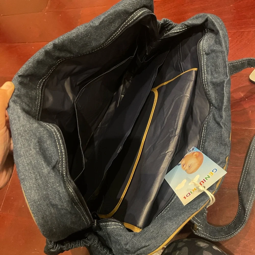 Denim Baby Diaper Bag Vintage Y2K